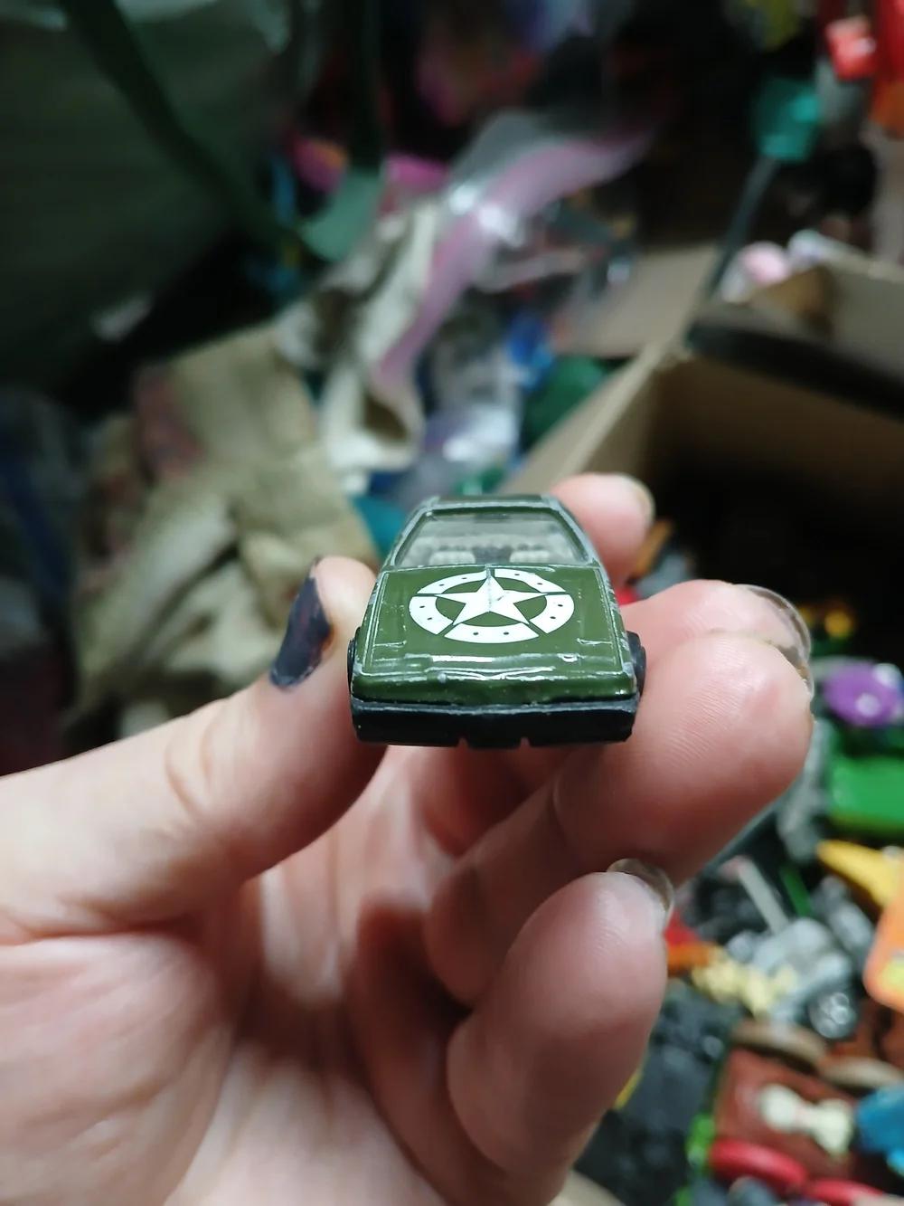 1:64 scale Pontiac Firebird Trans Am die-cast car  an army green 